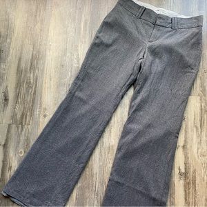 Gray Wool Banana Republic Wide Leg Pants